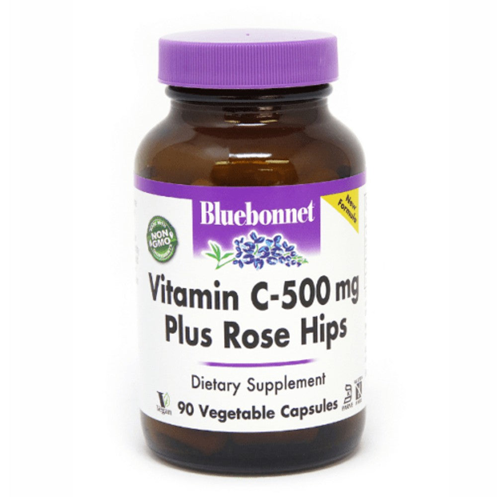 Vitamin C-500 mg Plus Rose Hips - Bluebonnet