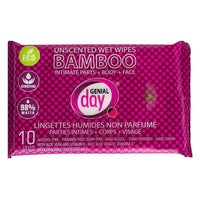 Thumbnail for Bamboo Wet Wipes Unscented - Genial Day