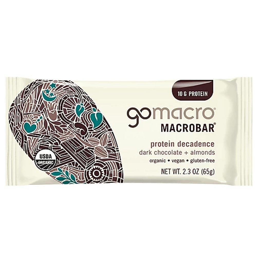 Dark Chocolate + Almond MacroBar - Gomacro
