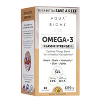 Thumbnail for Aqua Biome Fish Oil Classic Strength - Enzymedica