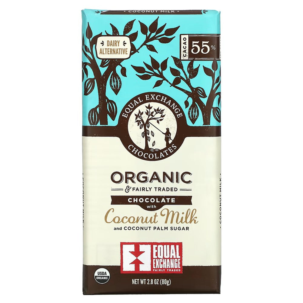 Organic Coconut Milk Chocolate, With Coconut Palm Sugar - Equal Exchange