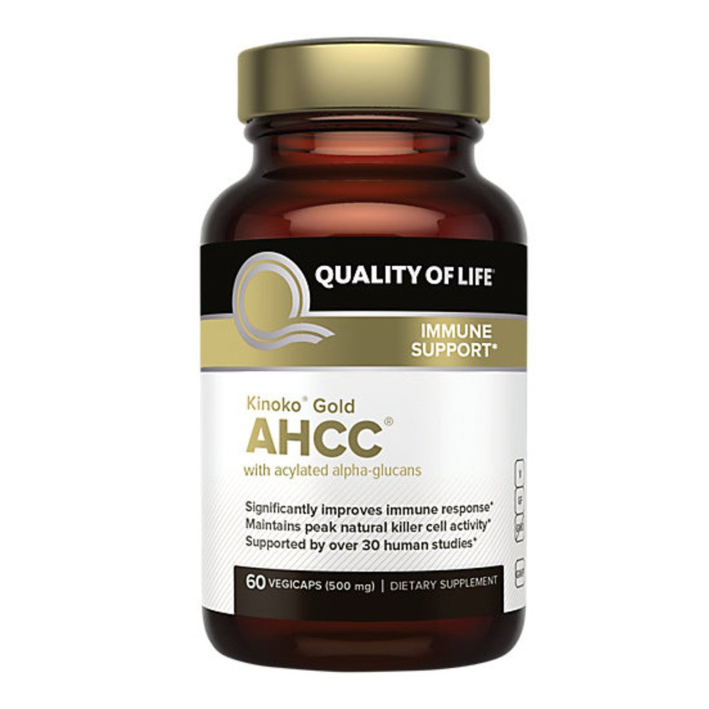 Quality Of Life Kinoko Gold AHCC, 500 mg | Village Green Apothecary