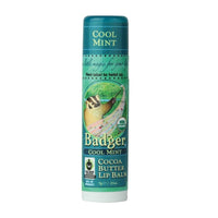 Thumbnail for Cocoa Butter Lip Balm, Cool Mint - Badger