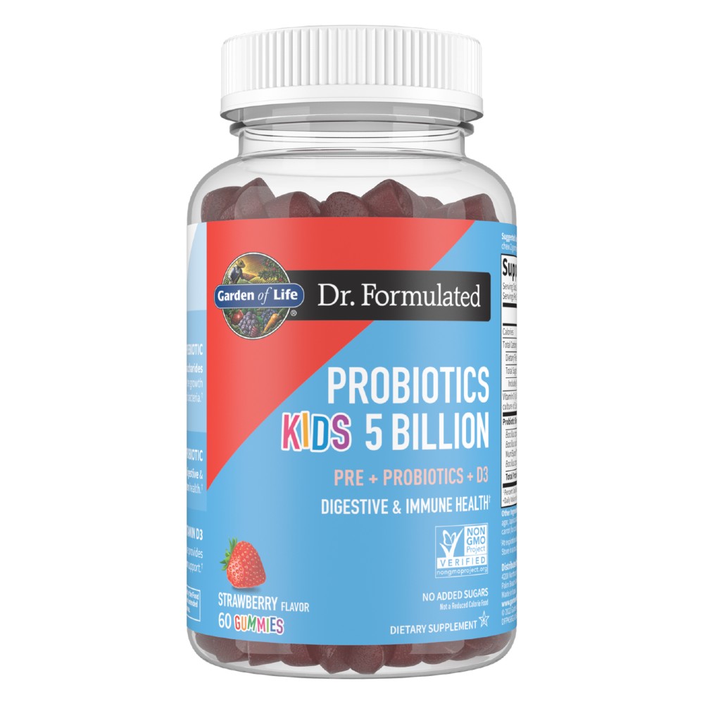 Dr. Formulated Probiotics Kids 5 Billion Gummies - Garden of Life