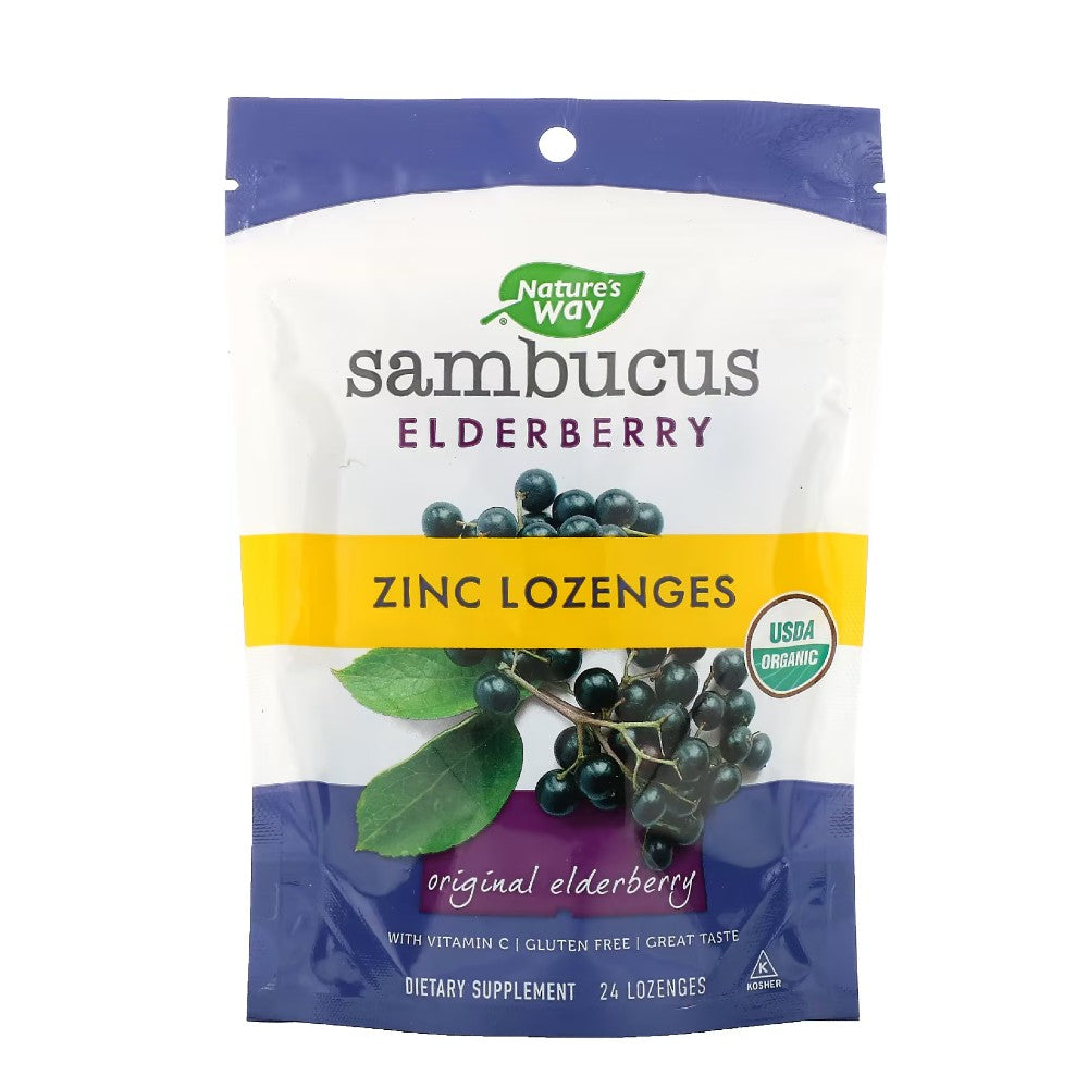 Organic Sambucus Zinc Lozenge - My Village Green