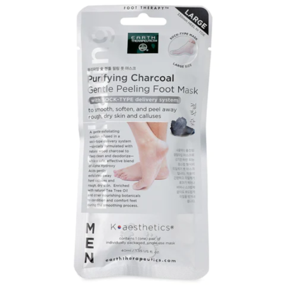 Purifying Charcoal Gentle Peeling Foot Mask
