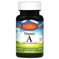 Thumbnail for Vitamin A 25,000 IU (7,500 mcg RAE) - Carlson