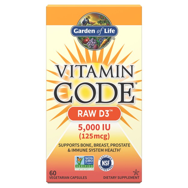 Vitamin Code Raw D3 5,000 IU - Garden of Life