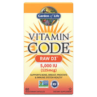 Thumbnail for Vitamin Code Raw D3 5,000 IU - Garden of Life