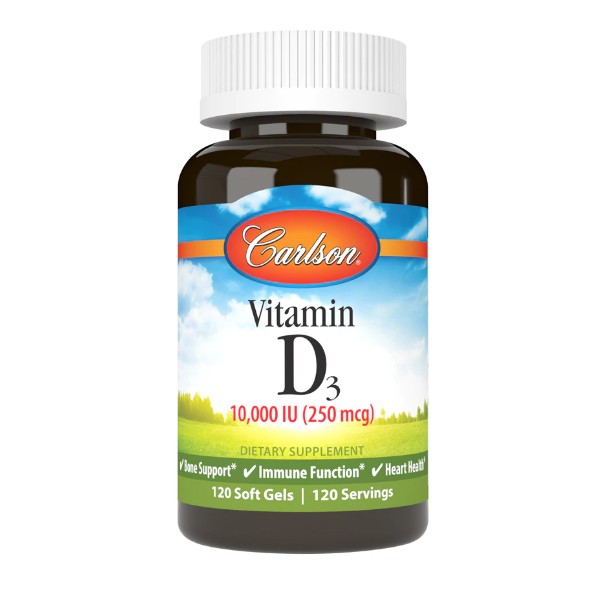 Vitamin D3 10,000 IU (250 mcg) - Carlson