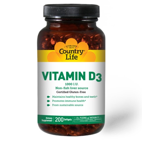 Vitamin D3 1,000 I.U. - Country Life