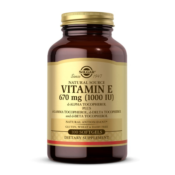 Solgar Vitamin E (1000 IU) Softgel, 670 mg