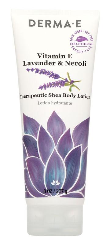 Vitamin E Lavender-Neroli Therapeutic Shea Body Lotion - Derma E