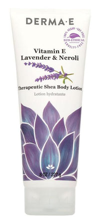 Thumbnail for Vitamin E Lavender-Neroli Therapeutic Shea Body Lotion - Derma E