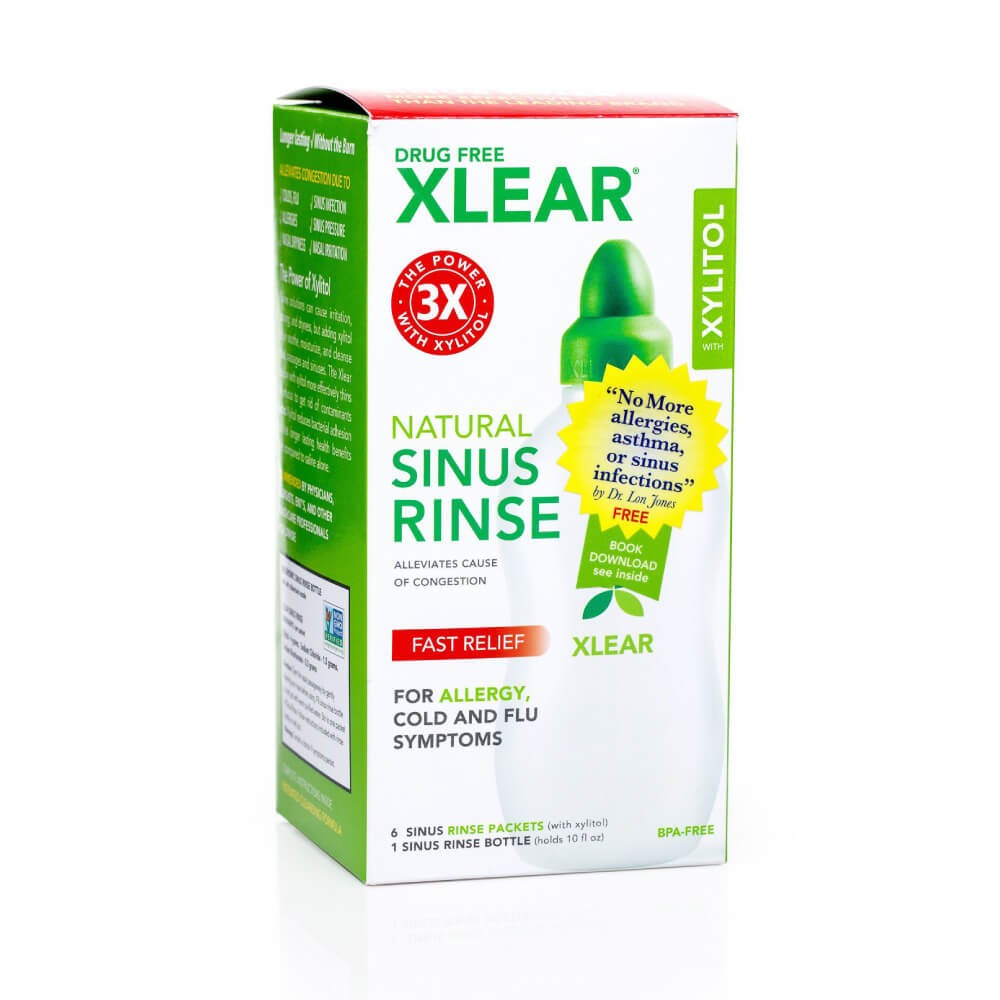 Sinus Rinse with Xylitol and Saline Solution - My Village Green