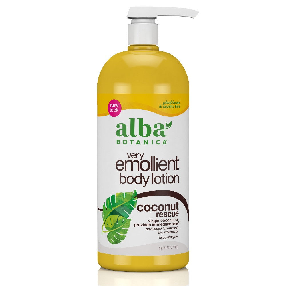 Very Emollient Body Lotion Coconut Rescue - Alba Botanica