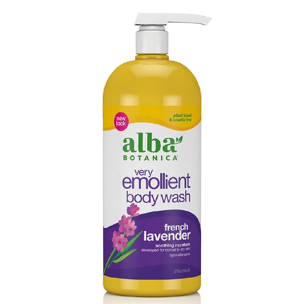 Very Emollient Body Wash French Lavender - Alba Botanica