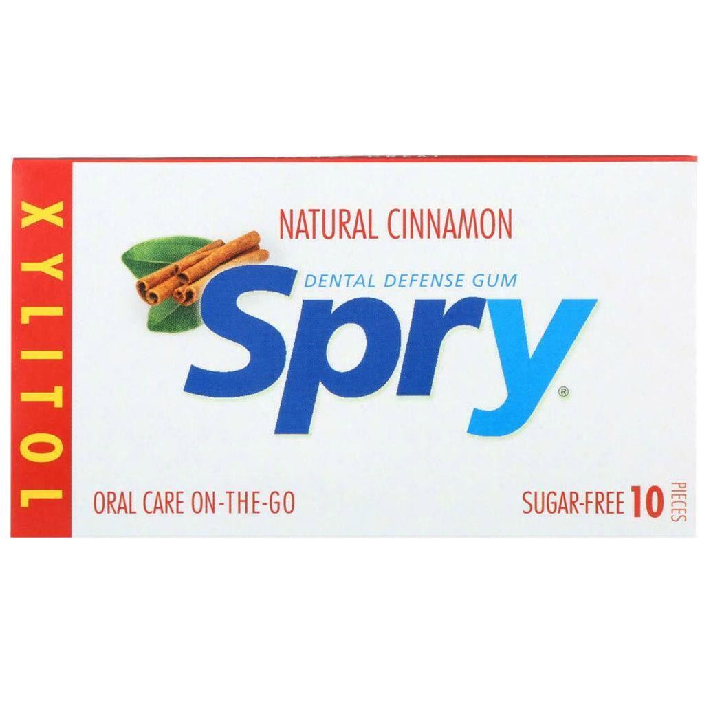 Natural Cinnamon Xylitol Gum, 10ct Blister Cards