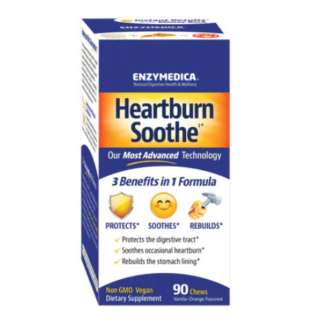Heartburn Soothe, Vanilla-Orange Flavored - Enzymedica