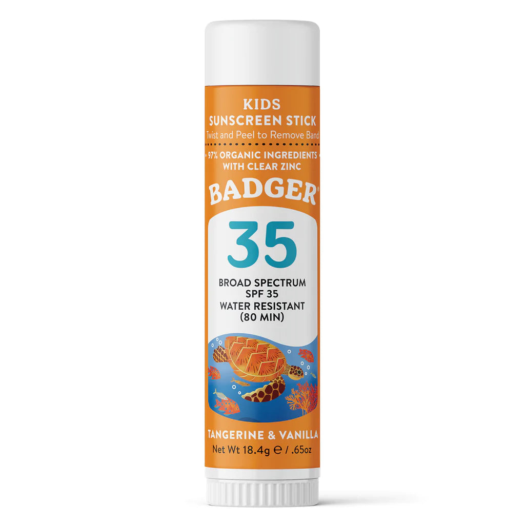 Kids Mineral Sunscreen Face Stick - SPF 35 - Badger