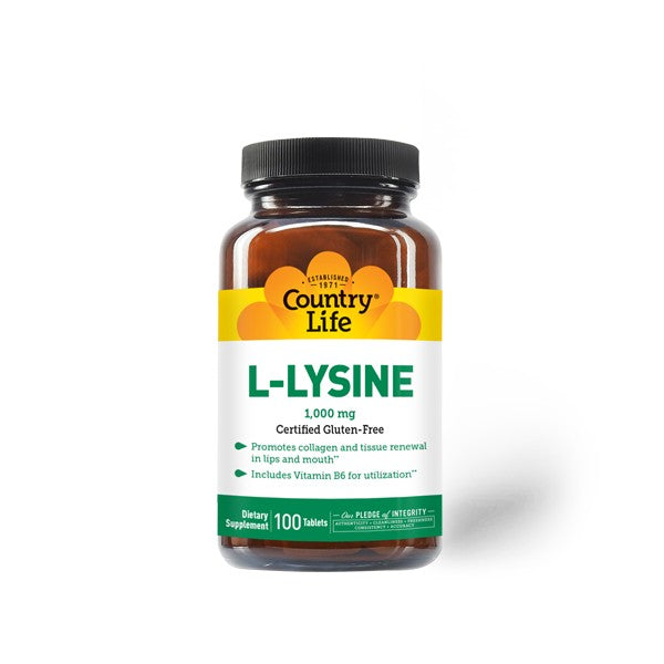 L-Lysine 1,000 mg - Country Life