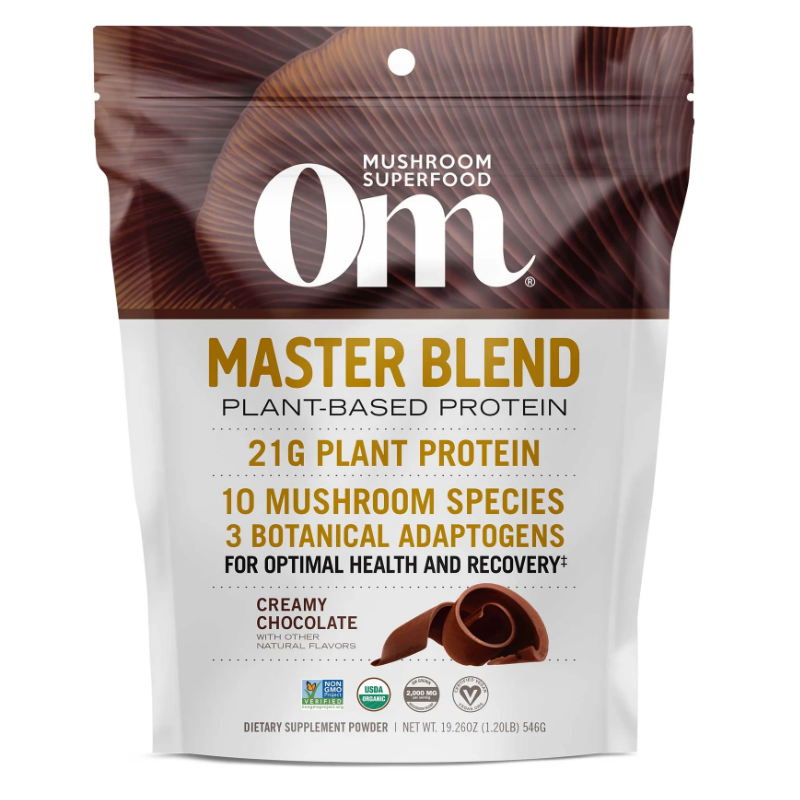 Master Blend Plant‑Based Protein - Om Mushrooms