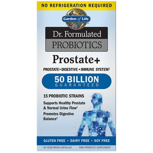 Dr. Formulated Probiotics Prostate+ Shelf-Stable - Garden of Life