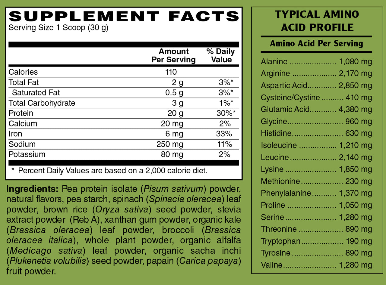 Protein & Greens Vanilla