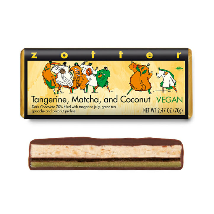 Tangerine, Matcha, and Coconut - Zotter