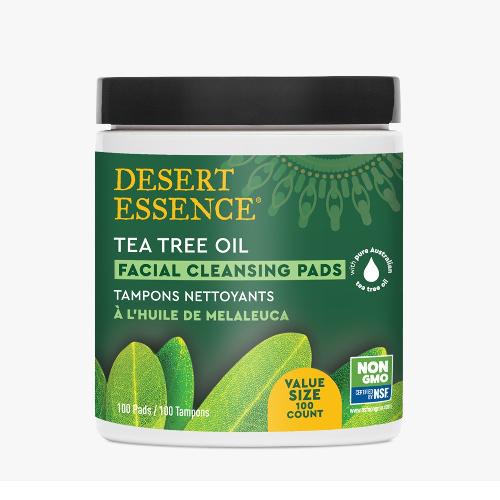 Tea Tree Oil Facial Cleansing Pads - Dessert Essence
