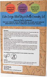 Thumbnail for Wool Dryer Balls 6 Pack and Sparkling Laundry Blend 3 Pack