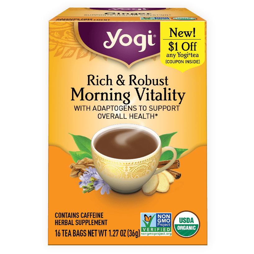Rich & Robust Morning Vitality Tea - Yogi Tea