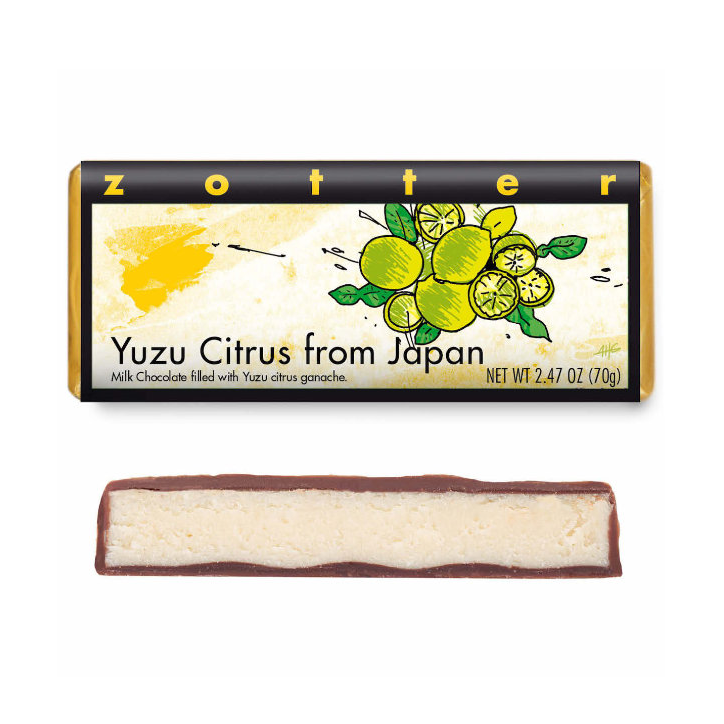 Yuzu Citrus Milk Chocolate - Zotter